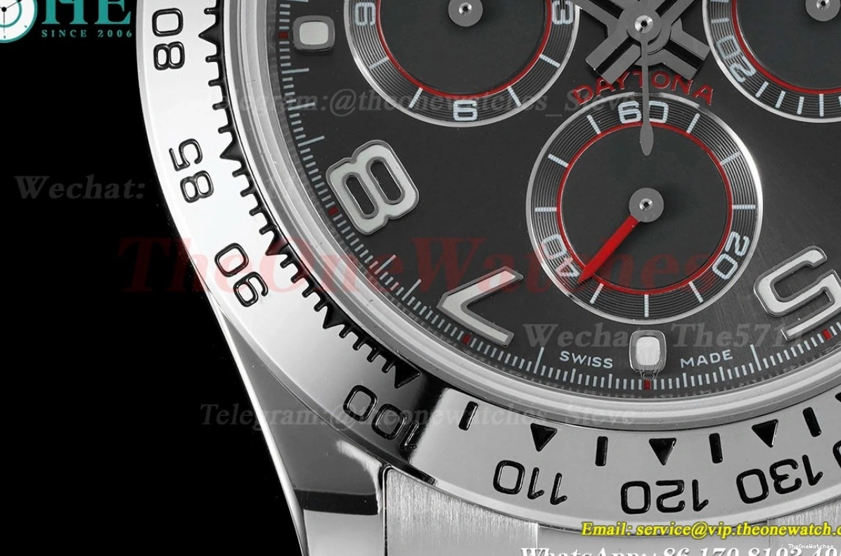 40mm SS Grey SS Daytona Dial A7750 OMF 116509 1227